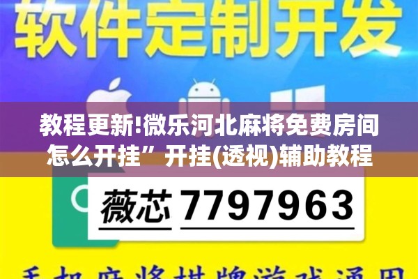 教程更新!微乐河北麻将免费房间怎么开挂”开挂(透视)辅助教程