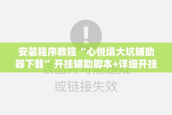 安装程序教程“心悦填大坑辅助器下载”开挂辅助脚本+详细开挂安装教程