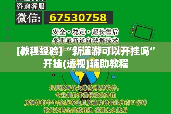 [教程经验]“新道游可以开挂吗”开挂(透视)辅助教程
