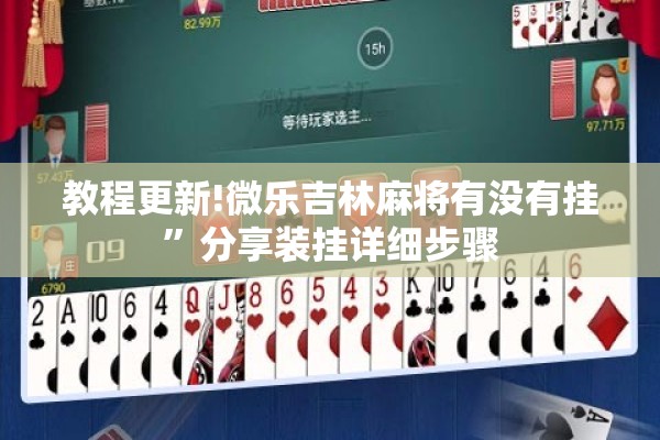 教程更新!微乐陕西三代辅助器免费版”分享装挂详细步骤