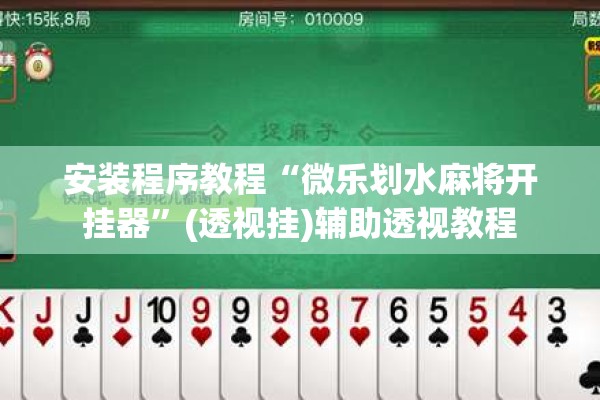 安装程序教程“微乐划水麻将开挂器”(透视挂)辅助透视教程