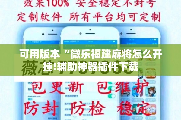 安装程序教程“微乐划水麻将开挂器”(透视挂)辅助透视教程