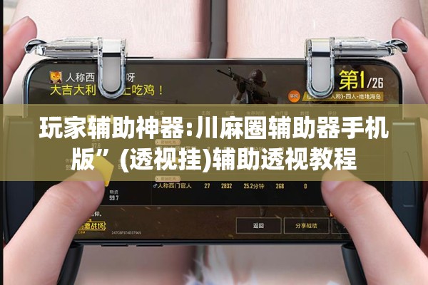 玩家辅助神器:川麻圈辅助器手机版	”(透视挂)辅助透视教程