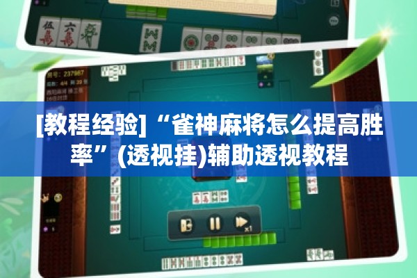 玩家辅助神器:微乐捉老麻子外卦神器下载安装”开挂辅助脚本+详细开挂安装教程