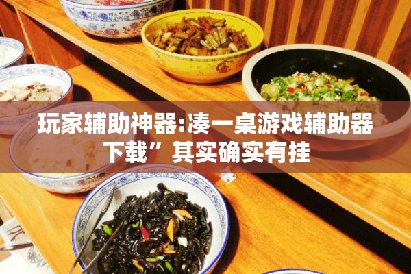 玩家辅助神器:凑一桌游戏辅助器下载”其实确实有挂