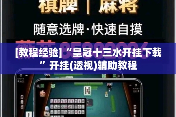 辅助教程“微乐山东麻将开挂神器微乐捉老麻子开挂神器”开挂辅助脚本+详细开挂安装教程