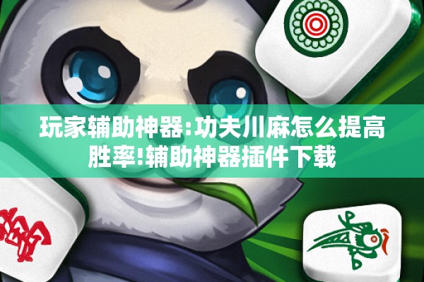 玩家辅助神器:功夫川麻怎么提高胜率!辅助神器插件下载