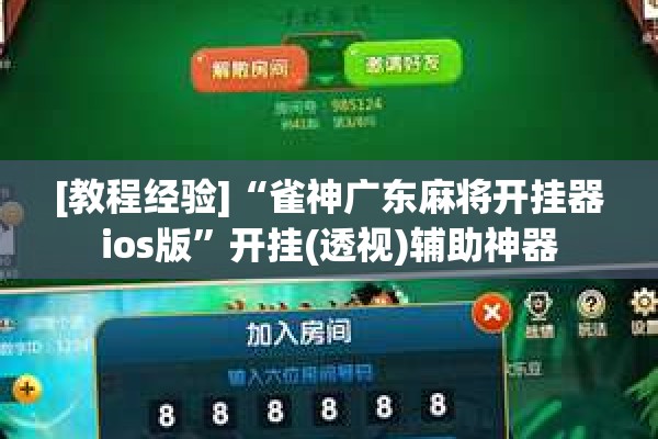 辅助教程“微乐安徽麻将能开挂吗”(透视挂)辅助透视教程