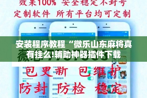 安装程序教程“微乐山东麻将真有挂么!辅助神器插件下载
